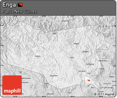 Silver Style Map of Enga
