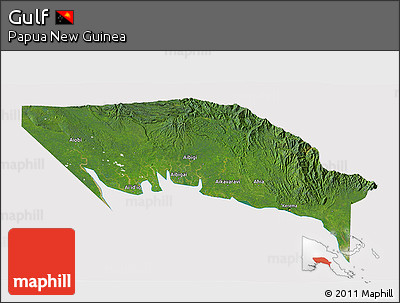 Satellite 3D Map of Gulf, cropped outside