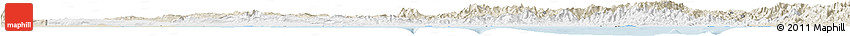 Classic Style Horizon Map of Gulf
