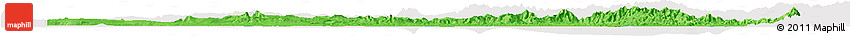 Political Horizon Map of Gulf, cropped outside
