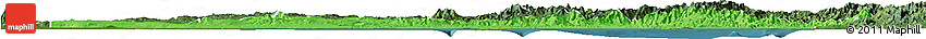 Political Horizon Map of Gulf, satellite outside