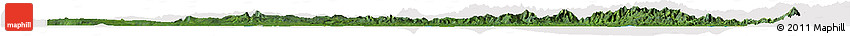 Satellite Horizon Map of Gulf, cropped outside