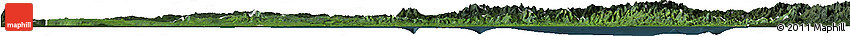 Satellite Horizon Map of Gulf, darken