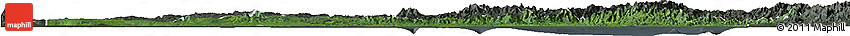 Satellite Horizon Map of Gulf, darken, semi-desaturated