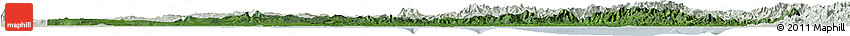 Satellite Horizon Map of Gulf, lighten