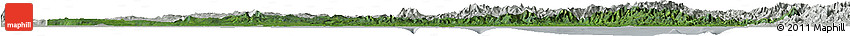 Satellite Horizon Map of Gulf, lighten, semi-desaturated