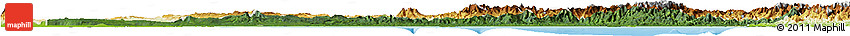 Satellite Horizon Map of Gulf, physical outside