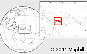 Blank Location Map of Gulf, within the entire country