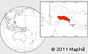 Blank Location Map of Gulf