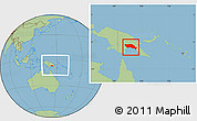 Savanna Style Location Map of Gulf, within the entire country