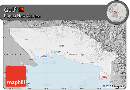 Gray Map of Gulf