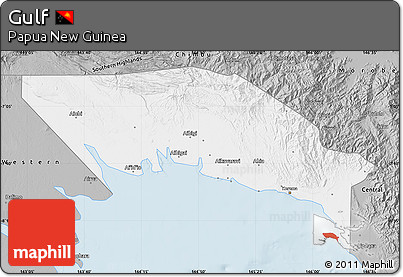 Gray Map of Gulf