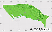 Political Map of Gulf, cropped outside