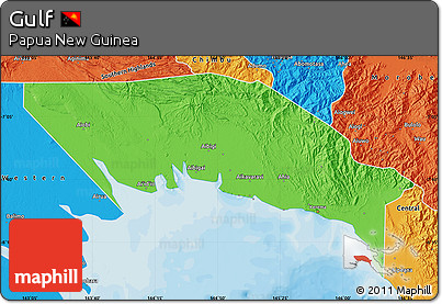 Political Map of Gulf