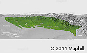 Satellite Panoramic Map of Gulf, lighten, desaturated