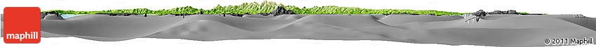 Physical Horizon Map of Manus, darken, desaturated