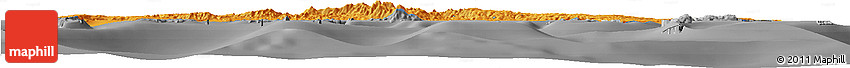 Political Horizon Map of Manus, darken, desaturated