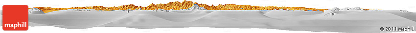 Political Horizon Map of Manus, desaturated