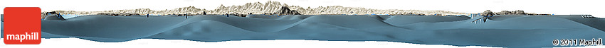 Shaded Relief Horizon Map of Manus, darken