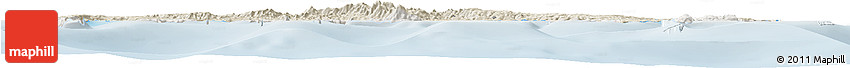 Shaded Relief Horizon Map of Manus, lighten