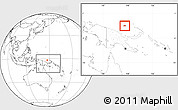 Blank Location Map of Manus, within the entire country