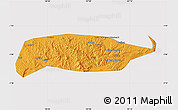 Political Map of Manus, cropped outside