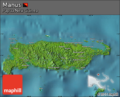Satellite Map of Manus