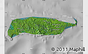 Satellite Map of Manus, lighten, desaturated