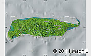 Satellite Map of Manus, lighten, semi-desaturated
