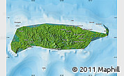 Satellite Map of Manus, political outside