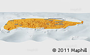 Political Panoramic Map of Manus, lighten, semi-desaturated
