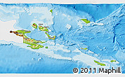 Physical 3D Map of Milne Bay, single color outside