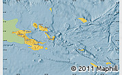 Savanna Style Map of Milne Bay, single color outside