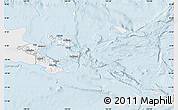 Silver Style Map of Milne Bay, single color outside