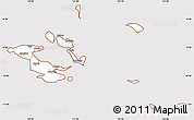 Classic Style Simple Map of Milne Bay, cropped outside