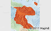 Political Map of Morobe, lighten