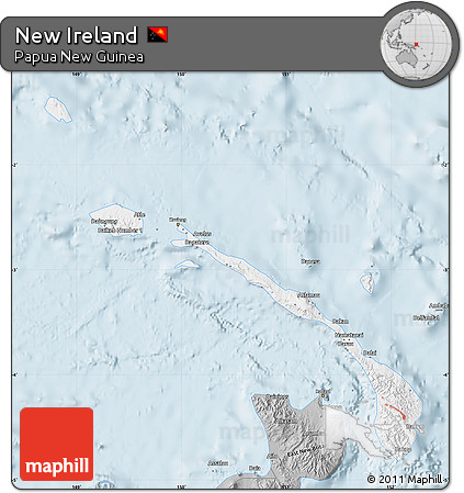 Gray Map of New Ireland