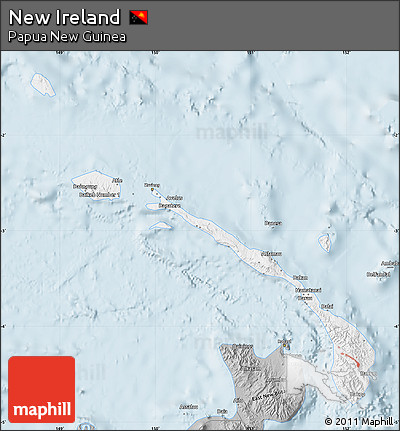 Gray Map of New Ireland