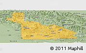 Savanna Style Panoramic Map of Southern Highlands