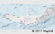 Silver Style 3D Map of West New Britain