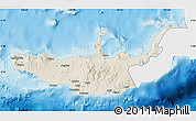 Shaded Relief Map of West New Britain, single color outside