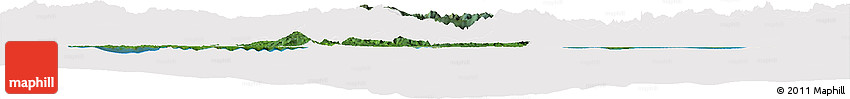 Satellite Horizon Map of West Sepik, cropped outside