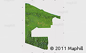 Satellite Map of West Sepik, cropped outside