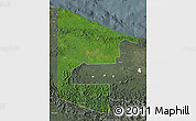 Satellite Map of West Sepik, semi-desaturated