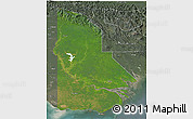 Satellite 3D Map of Western, semi-desaturated