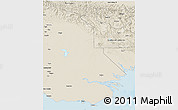 Shaded Relief 3D Map of Western