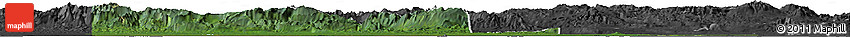 Satellite Horizon Map of Western, darken, desaturated