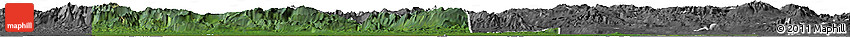 Satellite Horizon Map of Western, desaturated