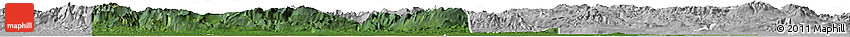 Satellite Horizon Map of Western, lighten, desaturated