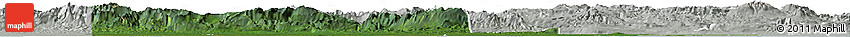 Satellite Horizon Map of Western, lighten, semi-desaturated